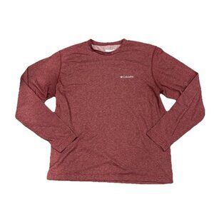 Columbia Long Sleeve Thistletown Park Red Shirt Size Large